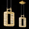 zhllmq Kitchen Island Mini Light Fixture Modern Led Crystal Pendant