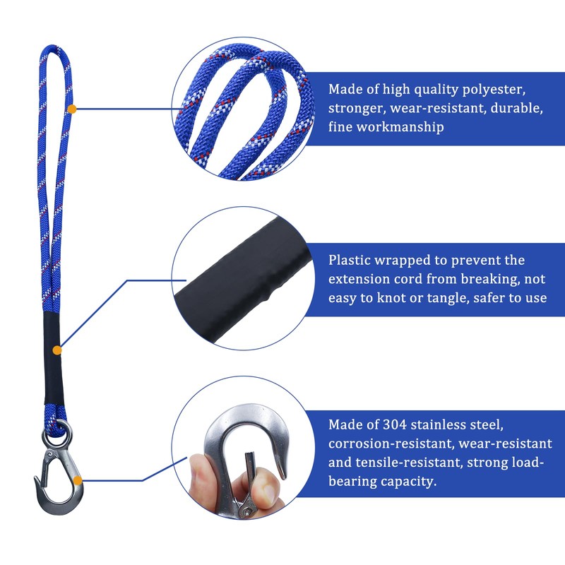 POPAPIE Swing Attachment Rope 50 cm Swing Tree Attachment Rope