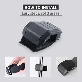 Daiilg Windshield Mount Clamps Straps Kit Windshield Brackets Clips for ATV/UTV RZR Can Am X3