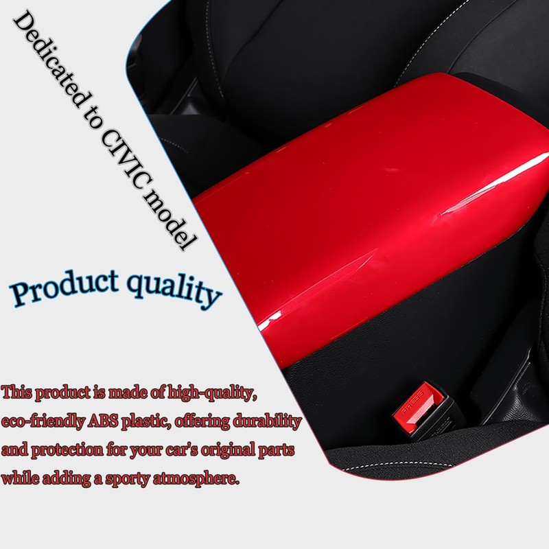 MUXEE 11th Gen Civic Center Console Armrest Box Panel Cover