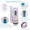 RDEXP White 21cm Height Toilet Bottom Inlet Fill Valve Split