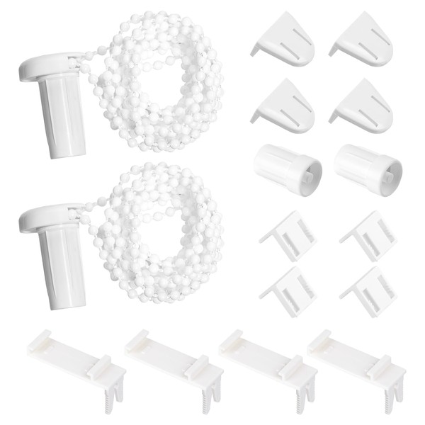 Chiluxendo Set of 2 Roller Blind Brackets, Window Roller Blind