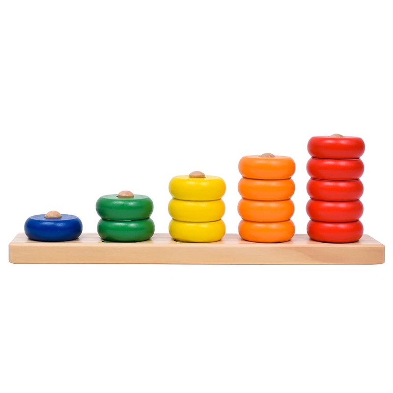 Goki 58941 Sorting Game Learn to Count with Rings