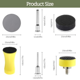 alwaiiz Pack of 240 Sandpaper Velcro Wet Dry 25 mm Round Sandpaper Set, Sanding Flowers with Tools, for Metal, Wood and Car Polishing (Grit 40-7000)