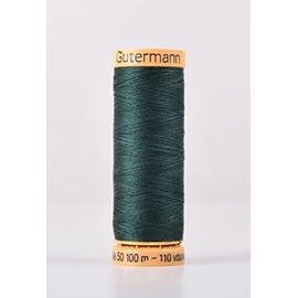 Gutermann Natural Cotton 100m Quilting Sewing Machine Sewing Thread Green - 8113