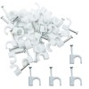 4mm Round Cable Clips 100pcs Assortment Cable Holder Management Wire