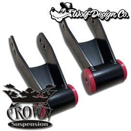 Crown 2019-2023 Silverado Sierra Lowering Shackles 2" Drop 2WD 4WD 1500