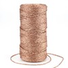 G2PLUS 100M Decorative Metallic String - 1.5mm Rose Gold Twine