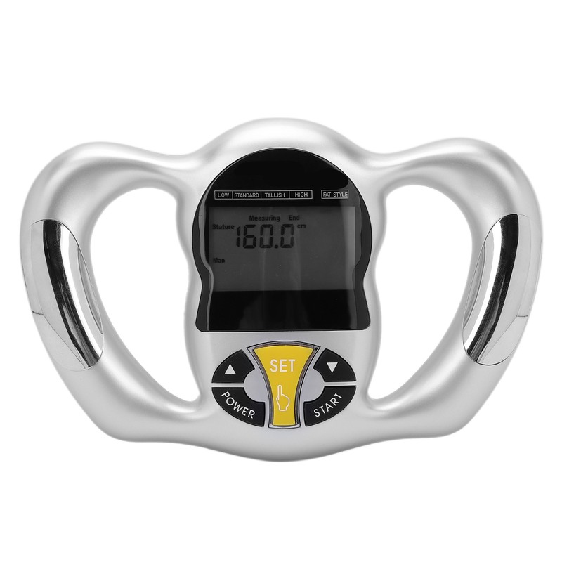 Handheld Body Fat Measuring Instrument BMI Meter Fat Analyzer Monitor