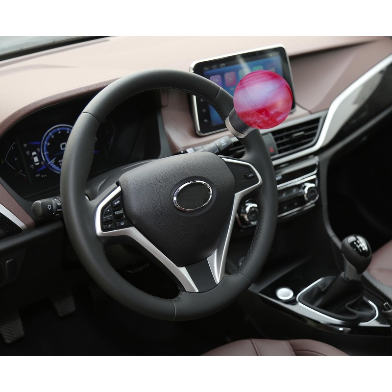 Lunsom Bling Steering Wheel Knob Spinner, Power Handle Steering Wheel