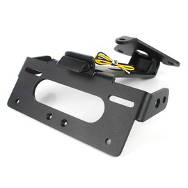 Mantt for Fender Eliminator Fit for Tuono V4 1100 2025-2022 2021, 2025 Tuono V4 1100 Factory 2023-2021, RSV4 1100 Factory 2025-2021 Tail Tidy License Plate Holder with LED License Plate Light