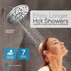 SparkPod 7 Spray Settings Shower Head - Adjustable High Flow