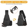 HUNTVP Tactical Military Chest Sling Bag Molle Crossbody Shoulder Pack