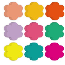 Summer Flower Cutouts for Bulletin Board Back to School Cutout for Classroom Decor DIY Crafts 90 Pcs