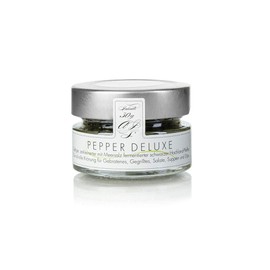 Pepper Deluxe, Sri Lankan Pepper Fermented in Sea Salt (Crushed) - 30 g Jar