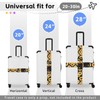 Luggage Straps for Suitcases, Adjustable Suitcase Straps, 2 Pack Suitcase