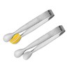 Ice Bucket Tongs - Stainless Steel Appetizer Tong | Set