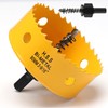 90mm Hole Saw, HSS Bi-Metal Hole Cutter with Drill Bit
