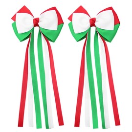 Christmas Hair Bows Clips for Women Girls Christmas Hair Accessories Xmas Christmas Bows for Hair Ribbon Bow Barrettes Christmas Holiday Hair Bows for Girls Women Holiday Christmas Hair Clips