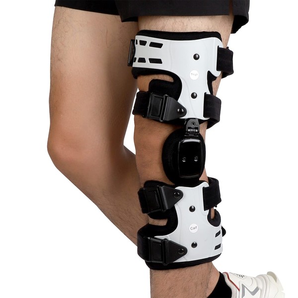 Orthomen OA - Rodillera de descarga para apoyo lateral de osteoartritis, Knee Brace (L)