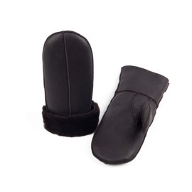 Zavelio Women's Premium Shearling Sheepskin Leather Fur Mittens