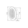 MINI 2x Air Vent Grille Covers 45mm (1.77inch) Ducting CHROME