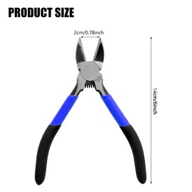 Wire Cutters 5 Pack, 6.5 inch, Precision Flush Cutters Ultra Sharp Wire Cutters for Crafting, Side Cutters Wire Snips, Spring Loaded Dikes Wire Cutter, CR-V Diagonal Cutters