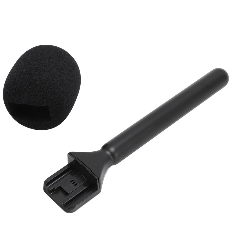 Microphone Handle Interview Handheld Adapter, Microphone Systems Mic Handle for