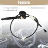uxcell Automatic Transmission Shifter Cable Gear Shift Control Lever Selector