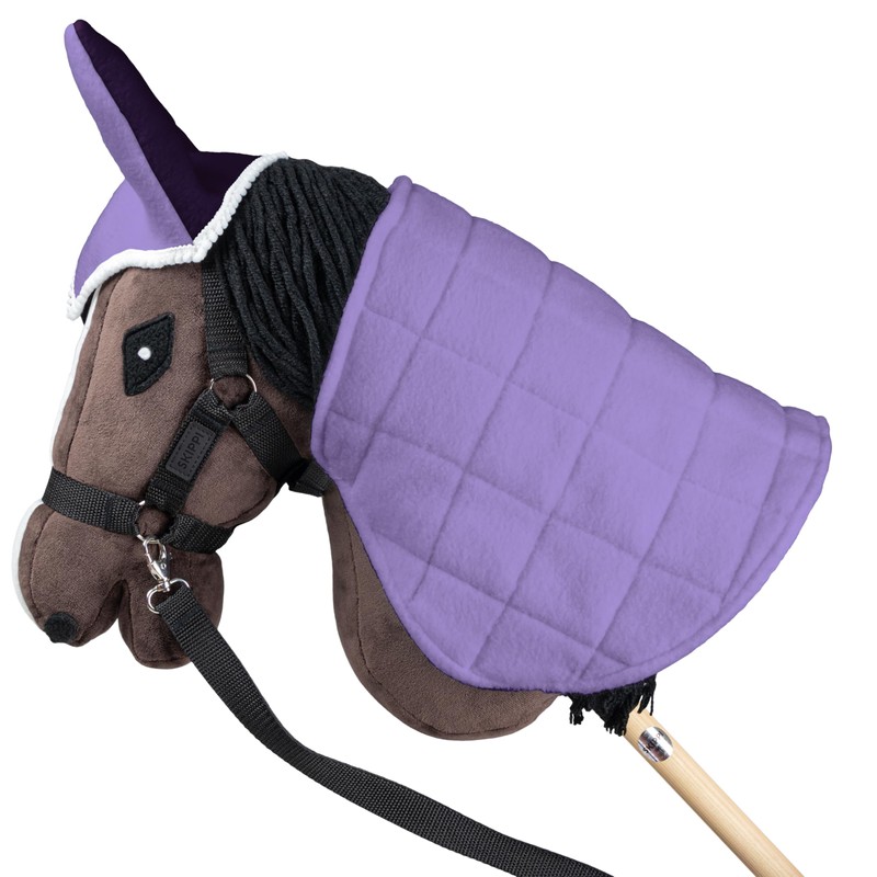SKIPPI Hobby Horse Blanket and Ear Bonnet - Lilac and