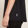 Boody Downtime Lounge Top, Black / S