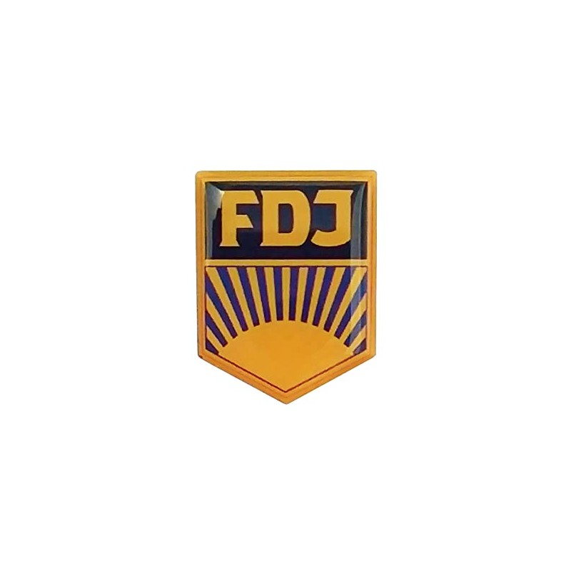 Generisch Red FDJ Pin, Metal