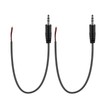 cxxtkcxxlc 2 Pack 3.5 Male to Bare Cable Open End