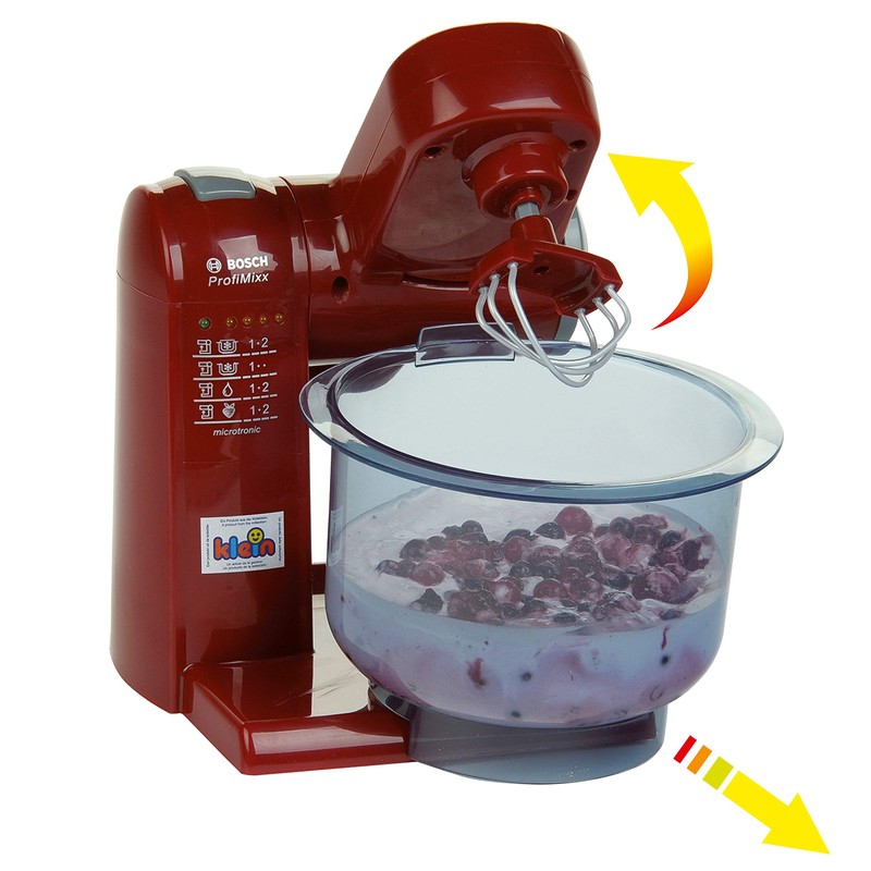 Theo Klein – Bosch 9556 – Food Processor, Red/Grey, Toy