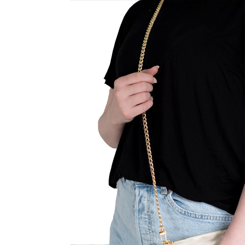 Purse Chain Metal (9mm) Replacement Strap Accessories Snap Hook Chain