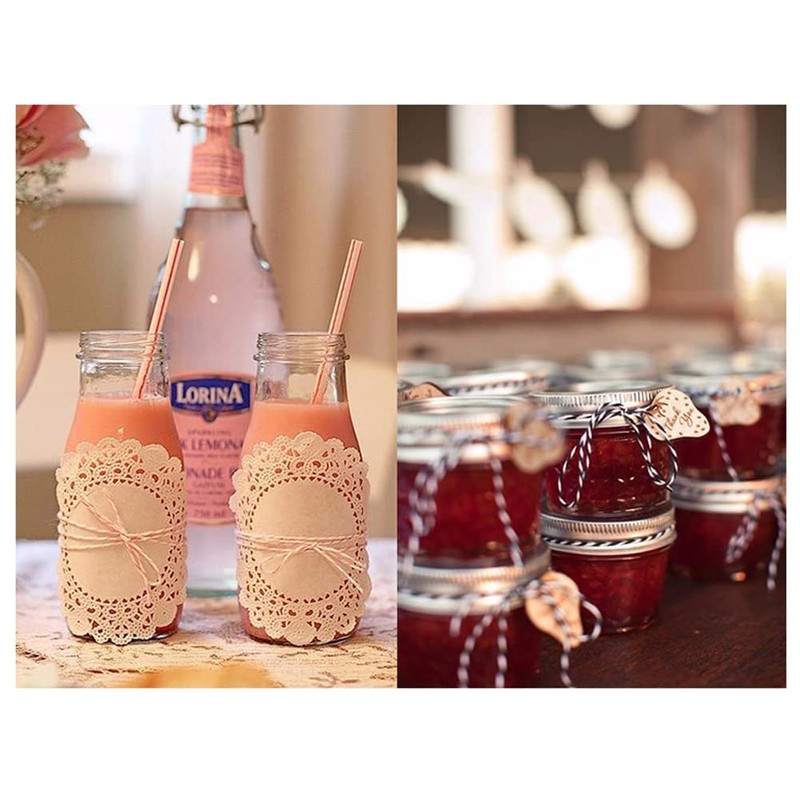 Twine String,328 Feet White Pink Twine Bakers String Craft Making