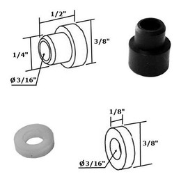 Gordon Glass Shower Door Nylon Bushing and Washer Kit for Framed Pivot Shower Doors