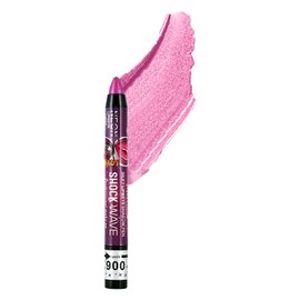 Pink Metallic Eyeshadow Stick, Soft Creamy Shimmer Metallic Eye Shadow Pencil for High Pigment, Long Lasting Waterproof Pink Purple Eyeshadow Pencil Crayon