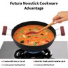 Hawkins Futura 5 Litre Deep Kadhai, Non Stick Kadai with