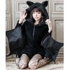 Milky Time Bat Halloween Cosplay Vampire Costume Set with Fishnet