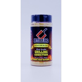 Butcher BBQ Grilling Addiction Rub | 1 Pound | World Championship Winning Formula | Grilling Spices | Steak Seasonings and Rubs For Smoking and Grilling | Perfect for Steaks & Charcoal Cooking