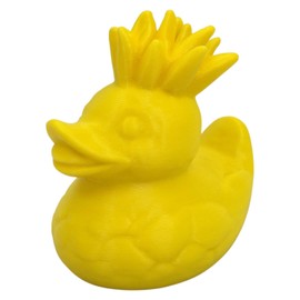 Pineapple Duck Figurine – Quirky 3D Printed Tropical Duck Desk Decor for Adults, Teens & Collectors – 3D Printed in Canada
