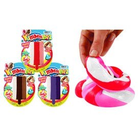 JA-RU Ice Cream Slime Putty Pop (3 Toys) Super Squishy Candy Putty for Kids. Stress Relief Toy. Autism Sensory Products. Non Sticky Slime Party Favors. 6600-3