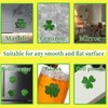 Oeyliz St Patricks Day Window Clings Shamrock Window Stickers St