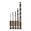 Truper Expert JBAV-5R, Juego de 5 brocas HSS para metal