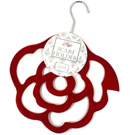 Red Rose Scarf - Belt or Tie Hanger