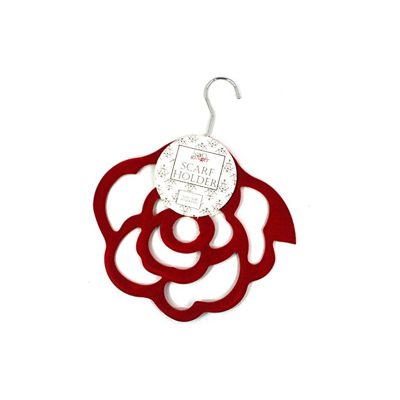Red Rose Scarf - Belt or Tie Hanger