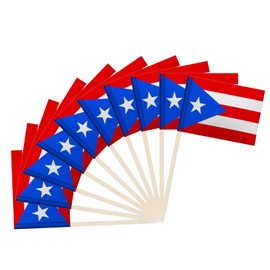 Puerto Rico Flag Puerto Rican Small Toothpick Mini Cupcake Flags Decorations (1600 pack)