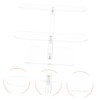 Levemolo Acrylic Sunglasses Showcase Stand Multi-Layer Figurine Display Holder Stair-Type