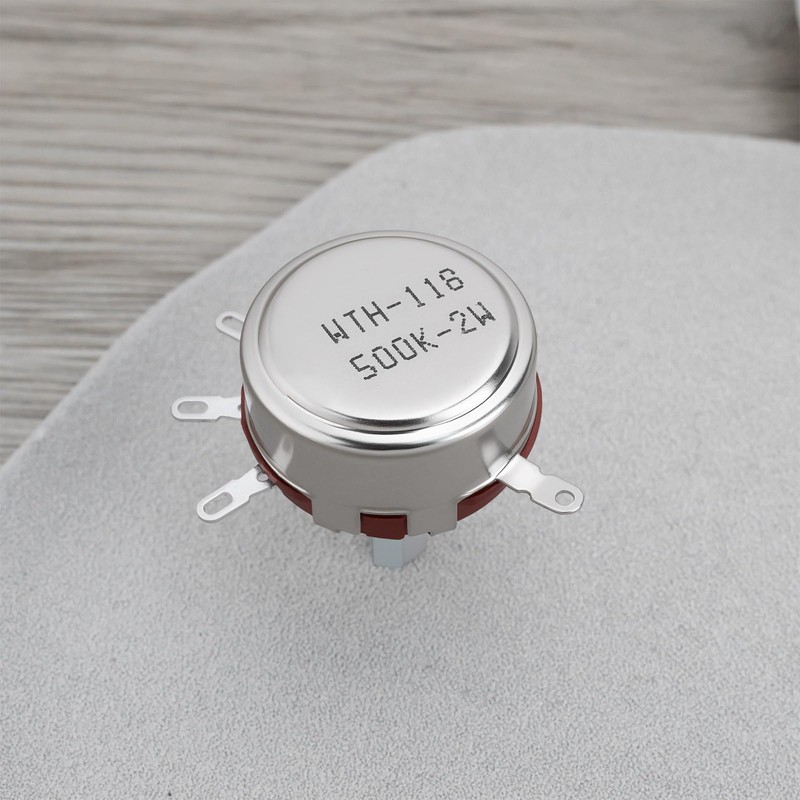 Create idea 2 Stück 2W/500k? Einstellbares Eingang-Drahtpotentiometer Wellendurchmesser 6mm WTH118